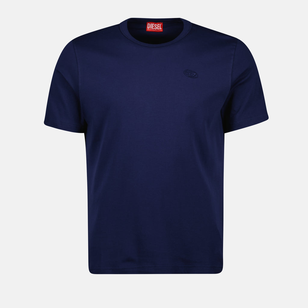 T-shirts T-shirt bleu T-Adjust-Slits Diesel Bleu Homme