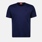T-shirts T-shirt bleu T-Adjust-Slits Diesel Bleu Homme