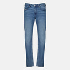 Image de l'article Jean Sleenker 1979 L32 en denim bleu de la marque Diesel pour Homme - Saison Printemps-Été 2026 - Vue de Face