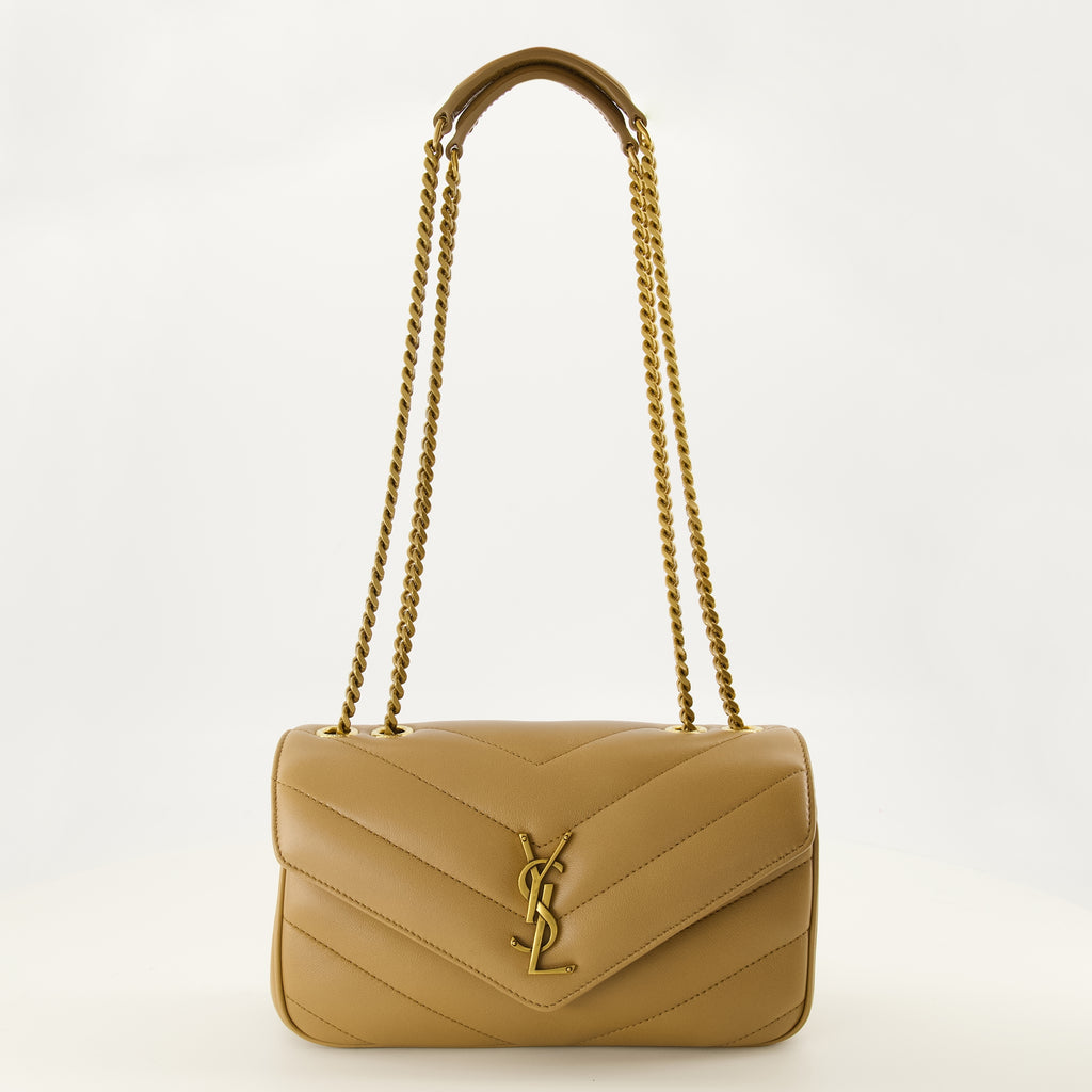 Sacs à main et épaule Loulou Small Beige Bag Saint Laurent Beige Femme
