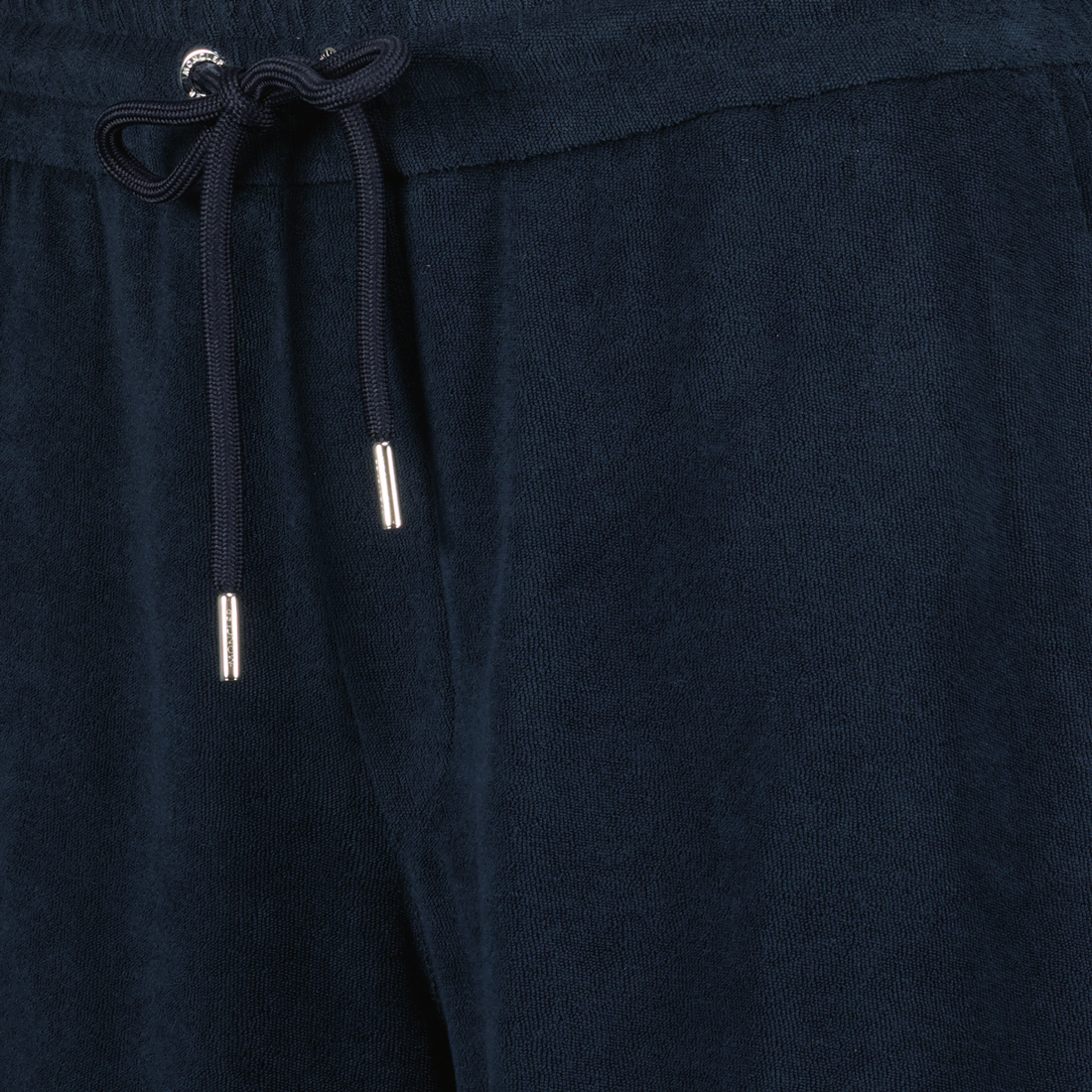 Shorts Short en coton éponge Moncler Bleu foncé Homme