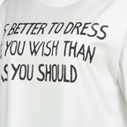 T-shirts T-shirt archive Slogan Moschino Blanc Femme