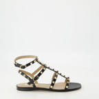Zapatos abiertos Sandalias Rockstud Valentino Garavani Negro Femme