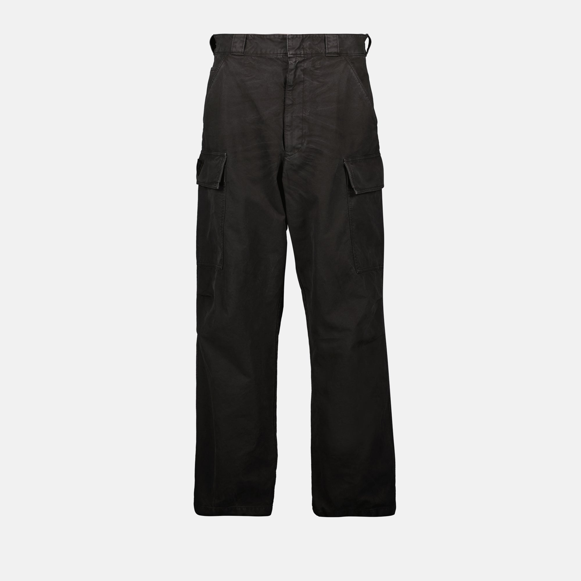 Pantaloni Pantaloni Cargo Prada Nero Homme