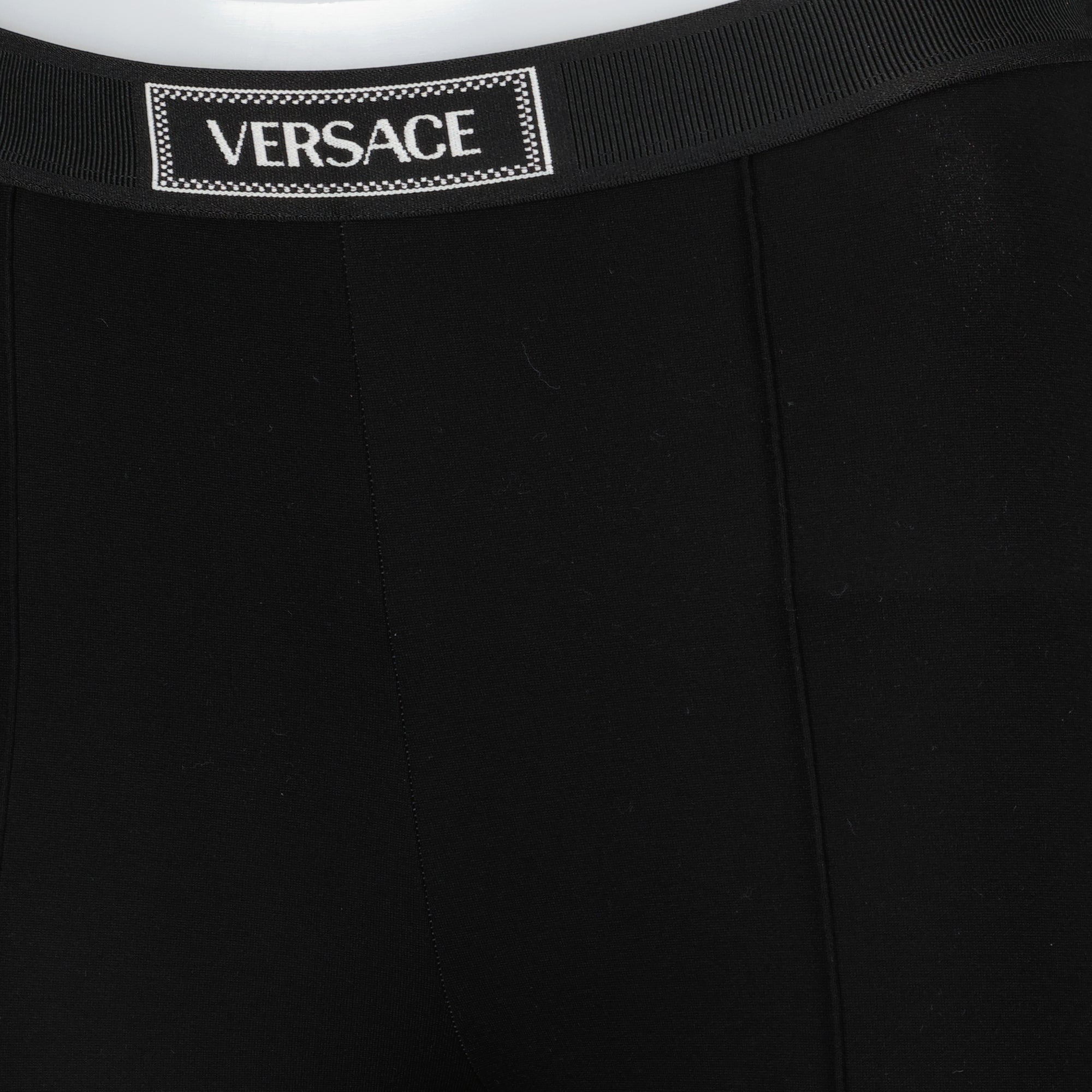 Calças Leggings Tapered dos Anos 90 Versace Preto Femme