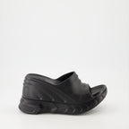 Sapatos plataforma Sandales compensées Marshmallow Givenchy Preto Femme