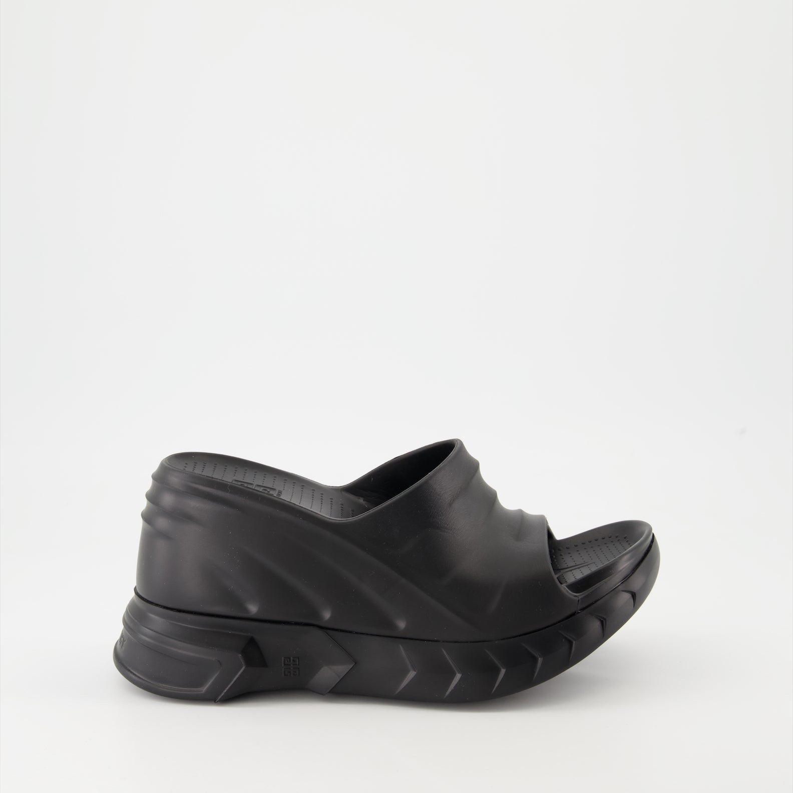 Sapatos plataforma Sandales compensées Marshmallow Givenchy Preto Femme