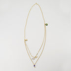 Bijoux ダブルロウチャームネックレス Burberry Doré Femme