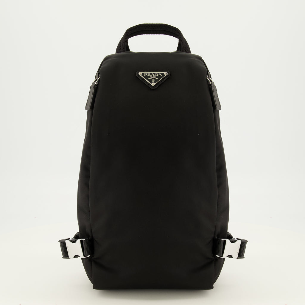 Sacs bandoulière ブラック リナイロン バックパック Prada Noir Homme