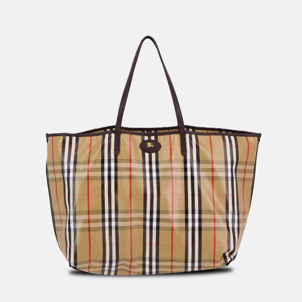 Sacs cabas Sac cabas Highlands Burberry Beige Femme