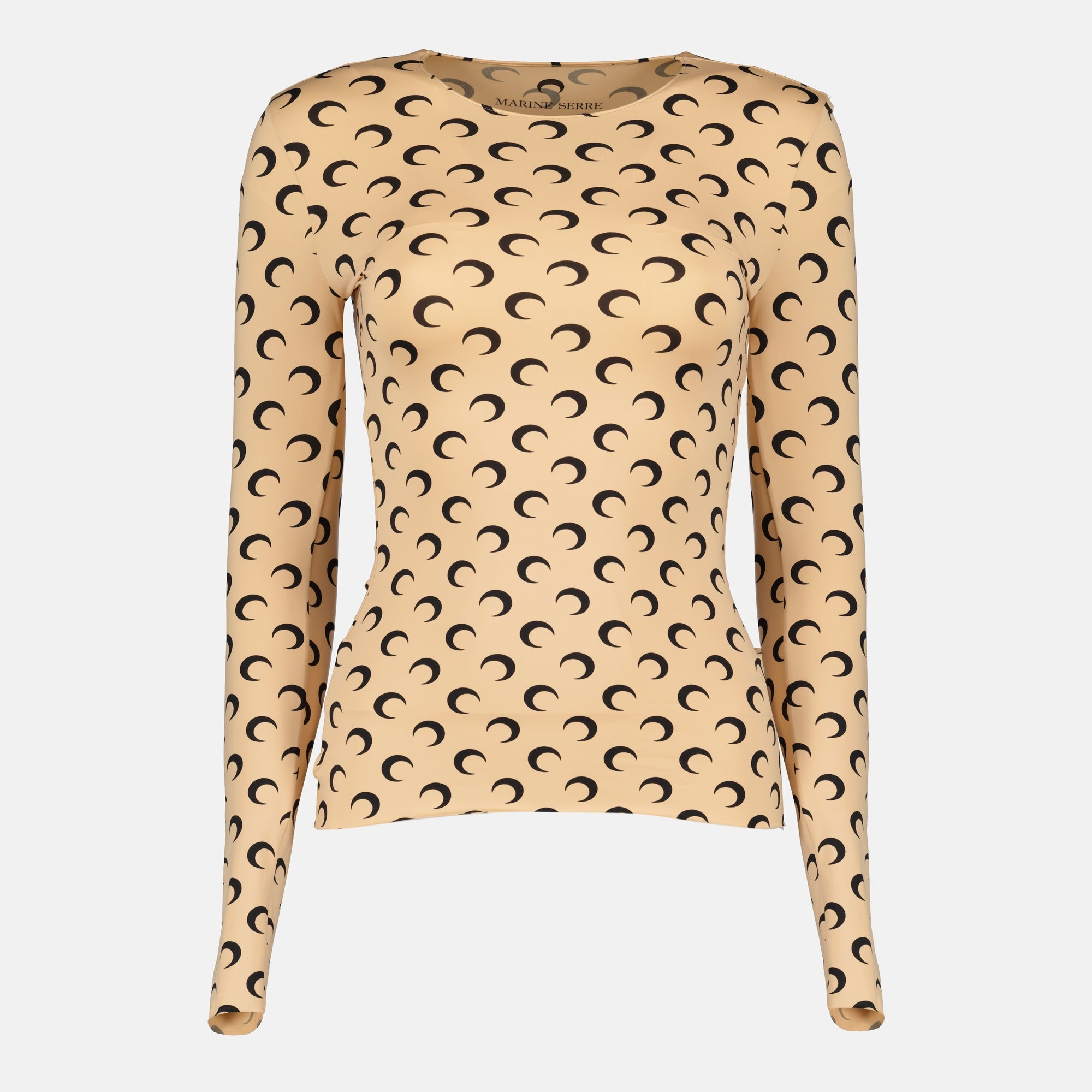 Imagen del artículo Top Jersey Moon de la marca Marine Serre para Mujer - Temporada Otoño-Invierno 2025 - Vista Frontal