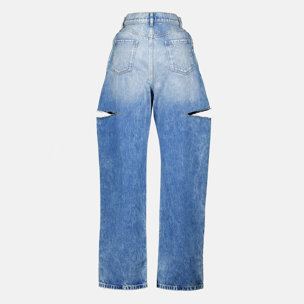Pantalons Cut-Out Blaue Jeans Maison Margiela Bleu Femme