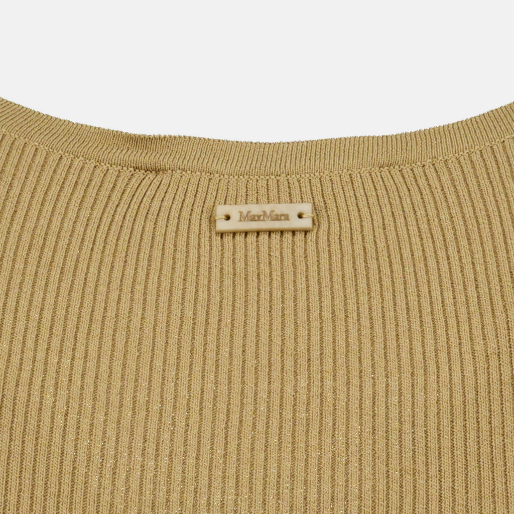 Tops Beige Ribbed Top Max Mara Beige Femme