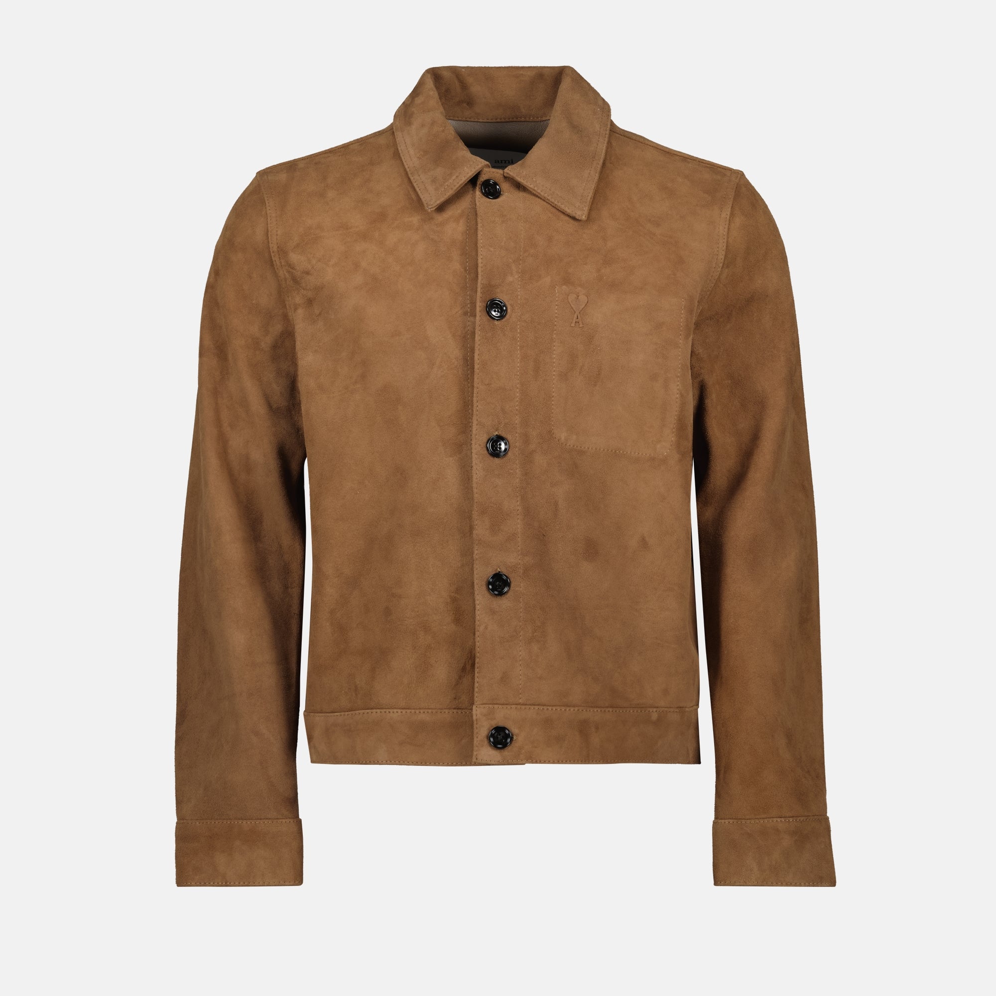 Image of the Ami Heart Jacket from the brand Ami PARIS for Men - Autumn-Winter 2025 - Front View