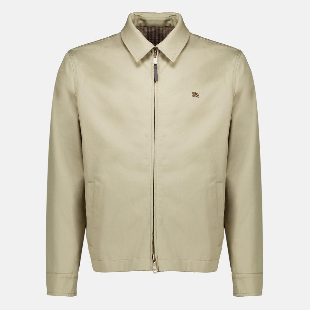 Vestes Veste Harrington réversible Burberry Beige Homme