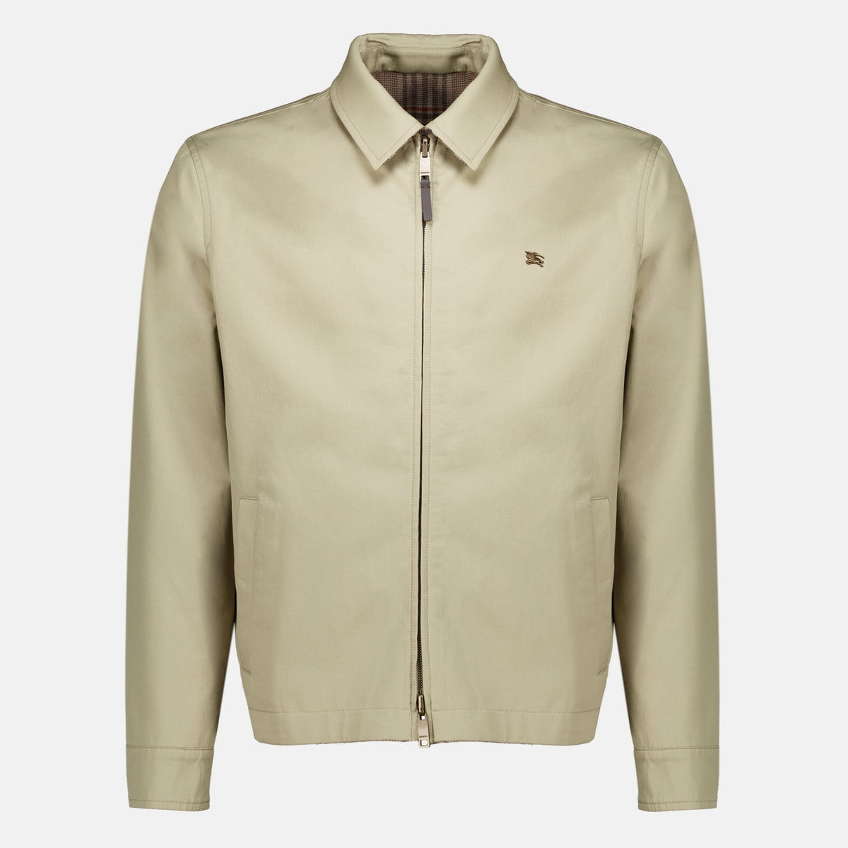 Vestes Veste Harrington réversible Burberry Beige Homme