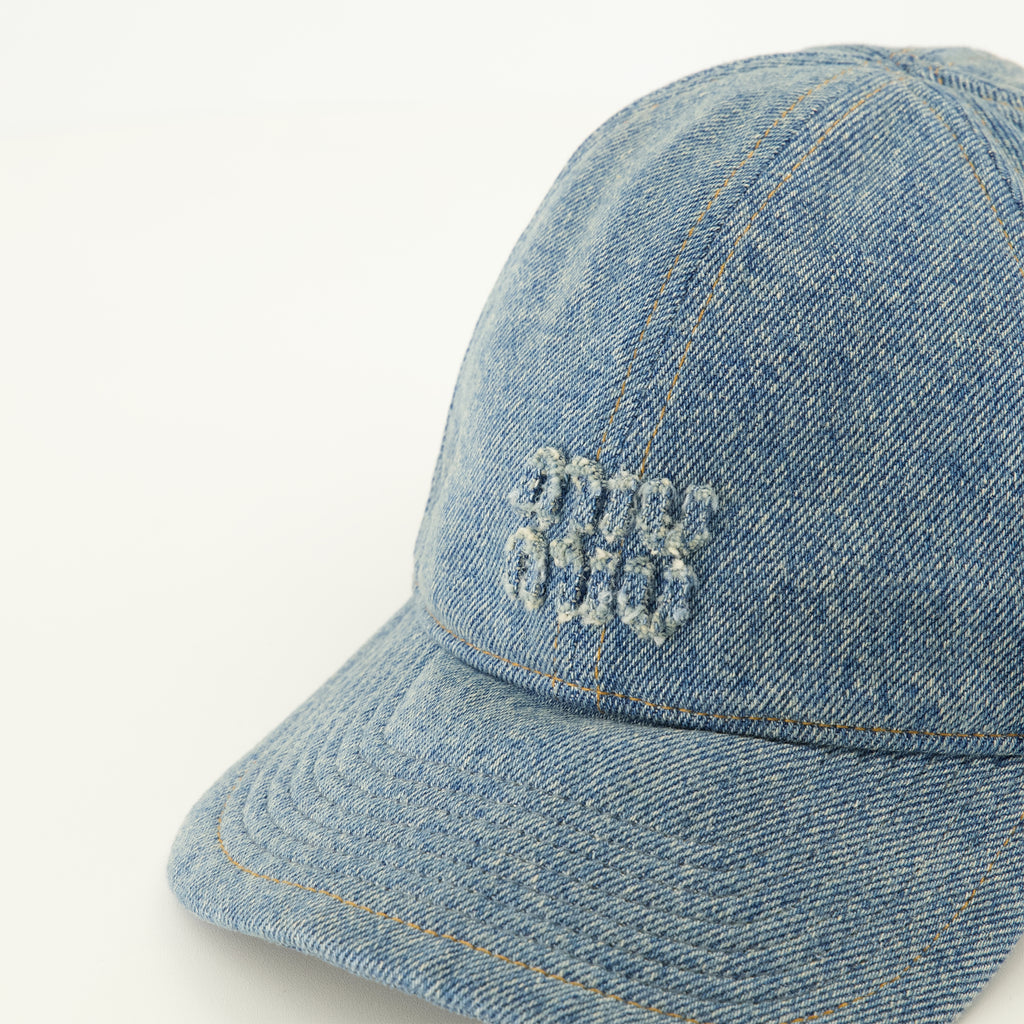Chapeaux, casquettes et bonnets Denim-Kappe Miu Miu Bleu Femme
