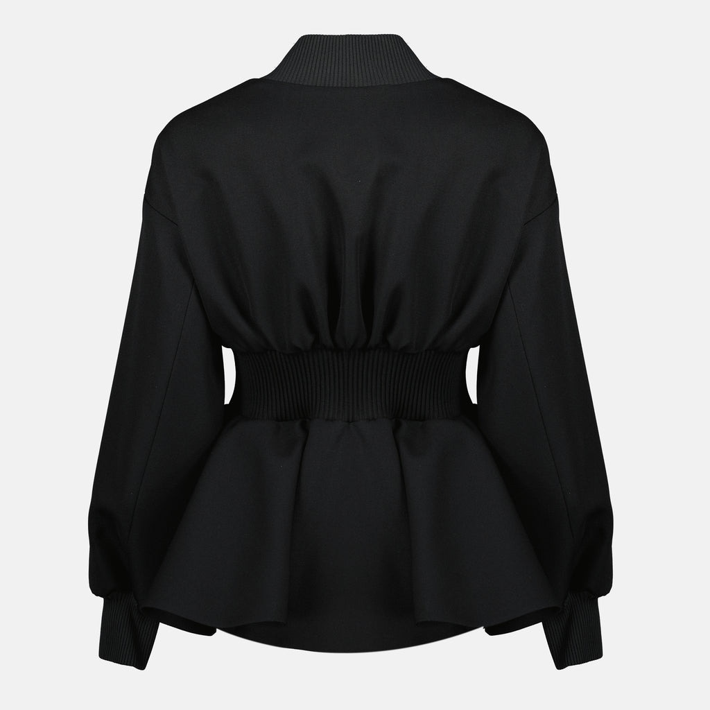 Image de l'article Veste en laine noir de la marque Fendi pour Femme - Saison Printemps-Été 2026 - Vue de Dos