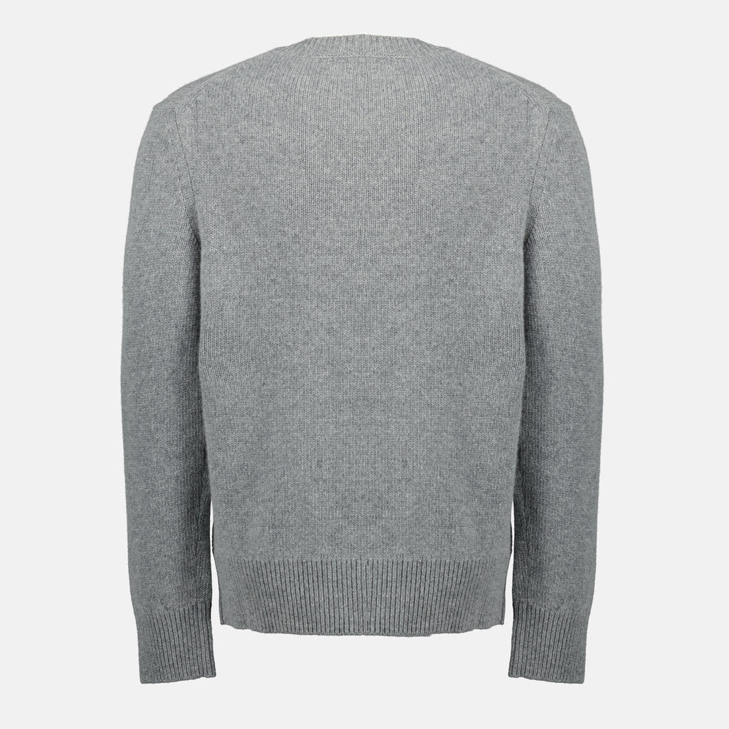 Maille Pull en laine et cachemire EKD gris Burberry Gris Homme