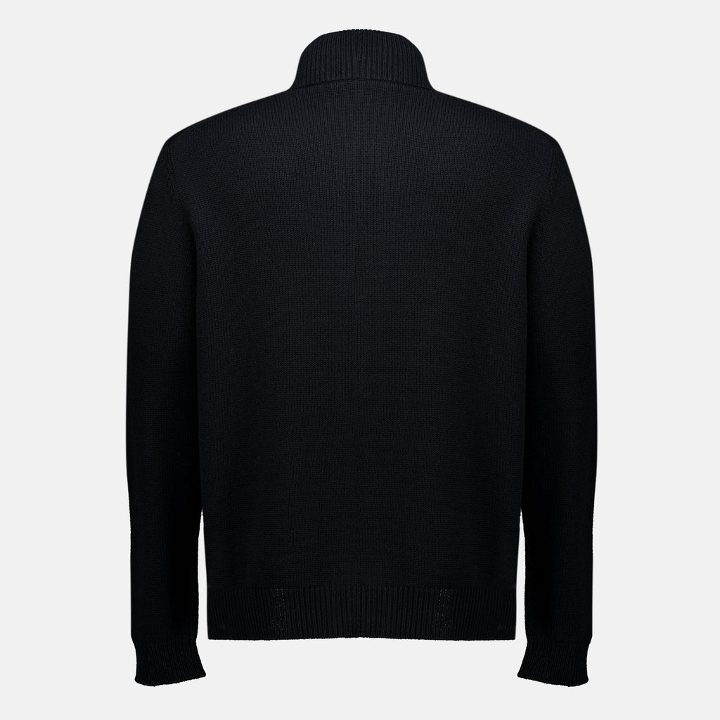 Vestes Cardigan en cachemire noir Prada Noir Homme