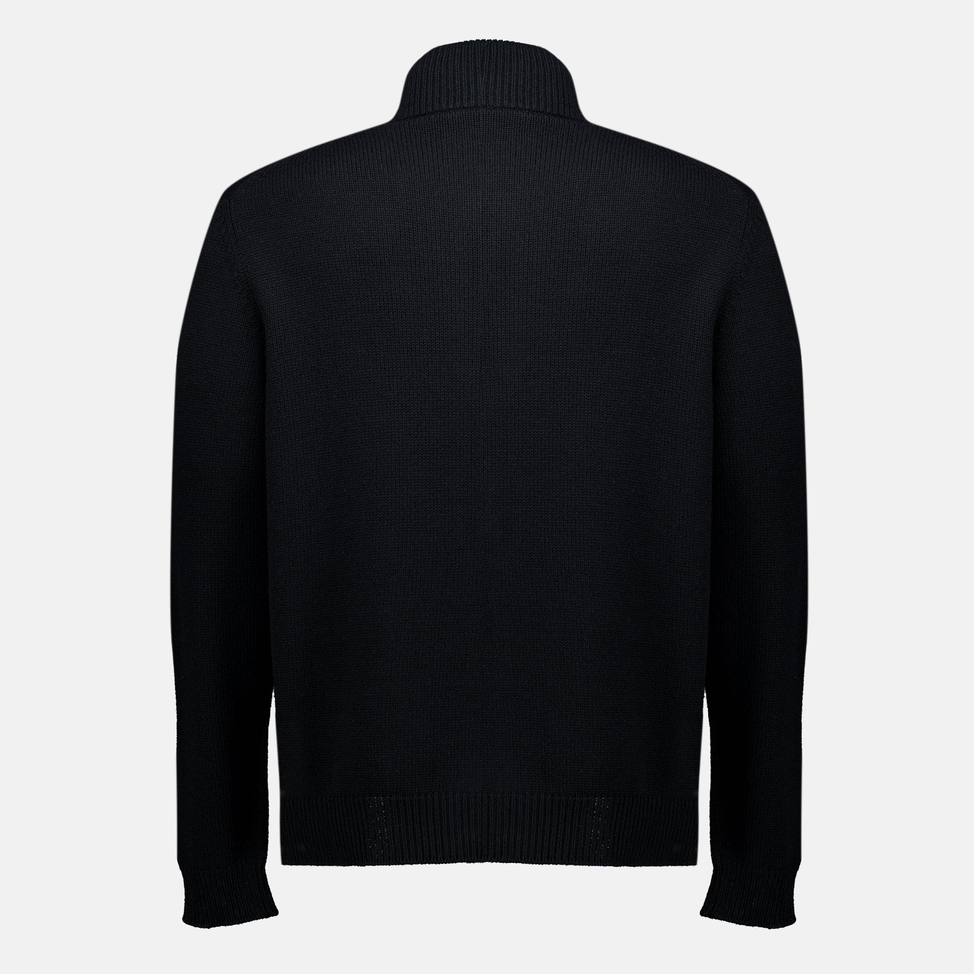 Vestes Cardigan en cachemire noir Prada Noir Homme