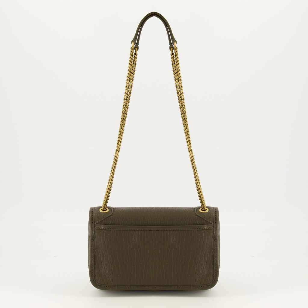 Sacs à main et épaule Niki Mini Bag de Couro em Khaki Saint Laurent Kaki Femme