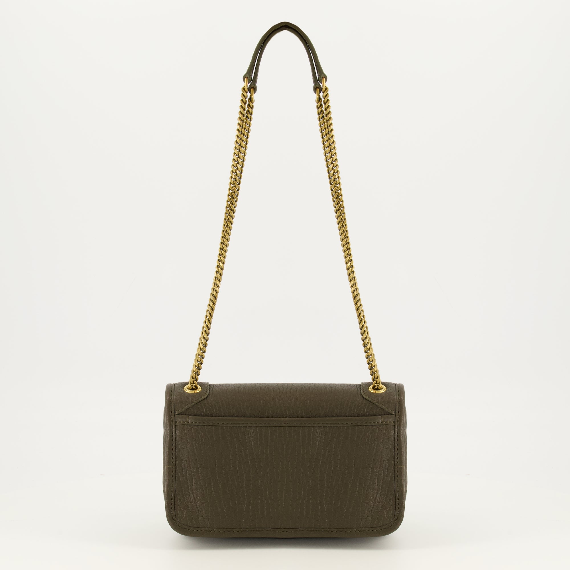Sacs à main et épaule Niki Mini Bag de Couro em Khaki Saint Laurent Kaki Femme