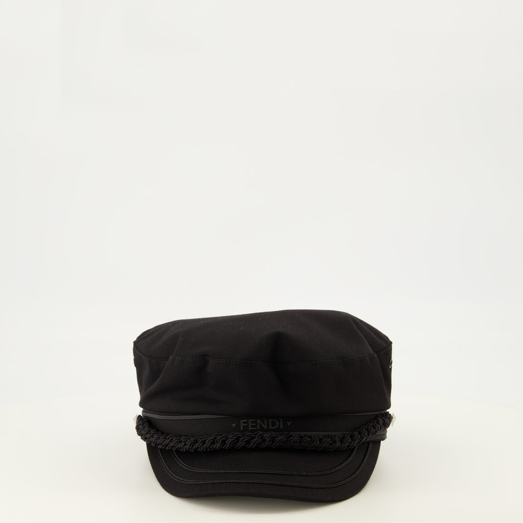 Chapeaux, casquettes et bonnets Gorra Marinera Negra Fendi Noir Femme