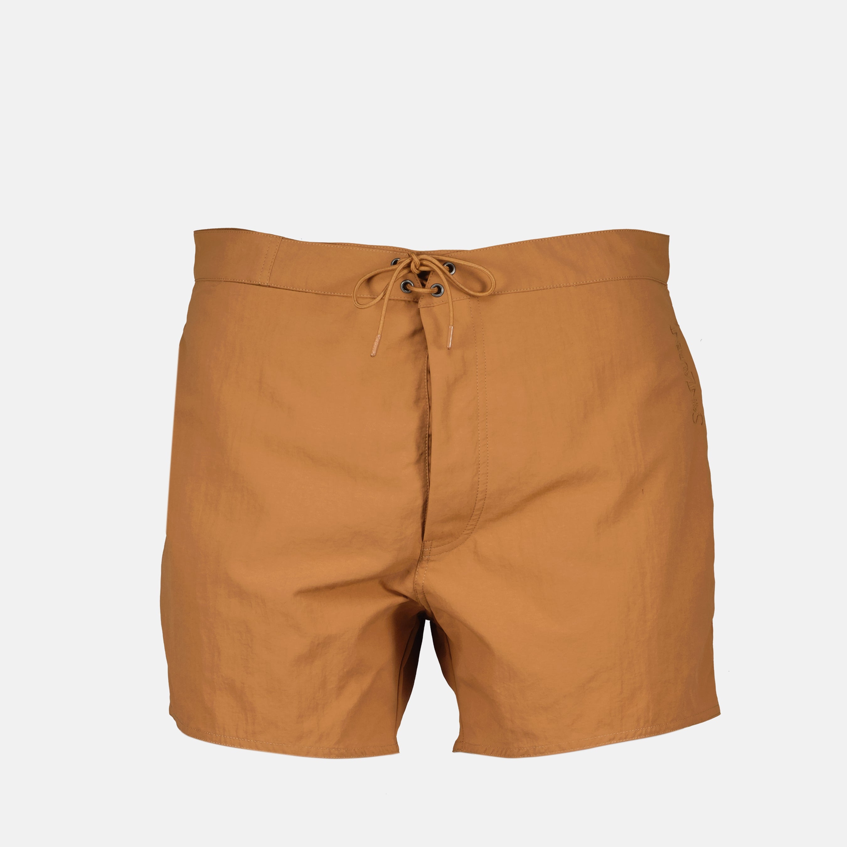 Beachwear Short de bain Saint Laurent Marron Homme