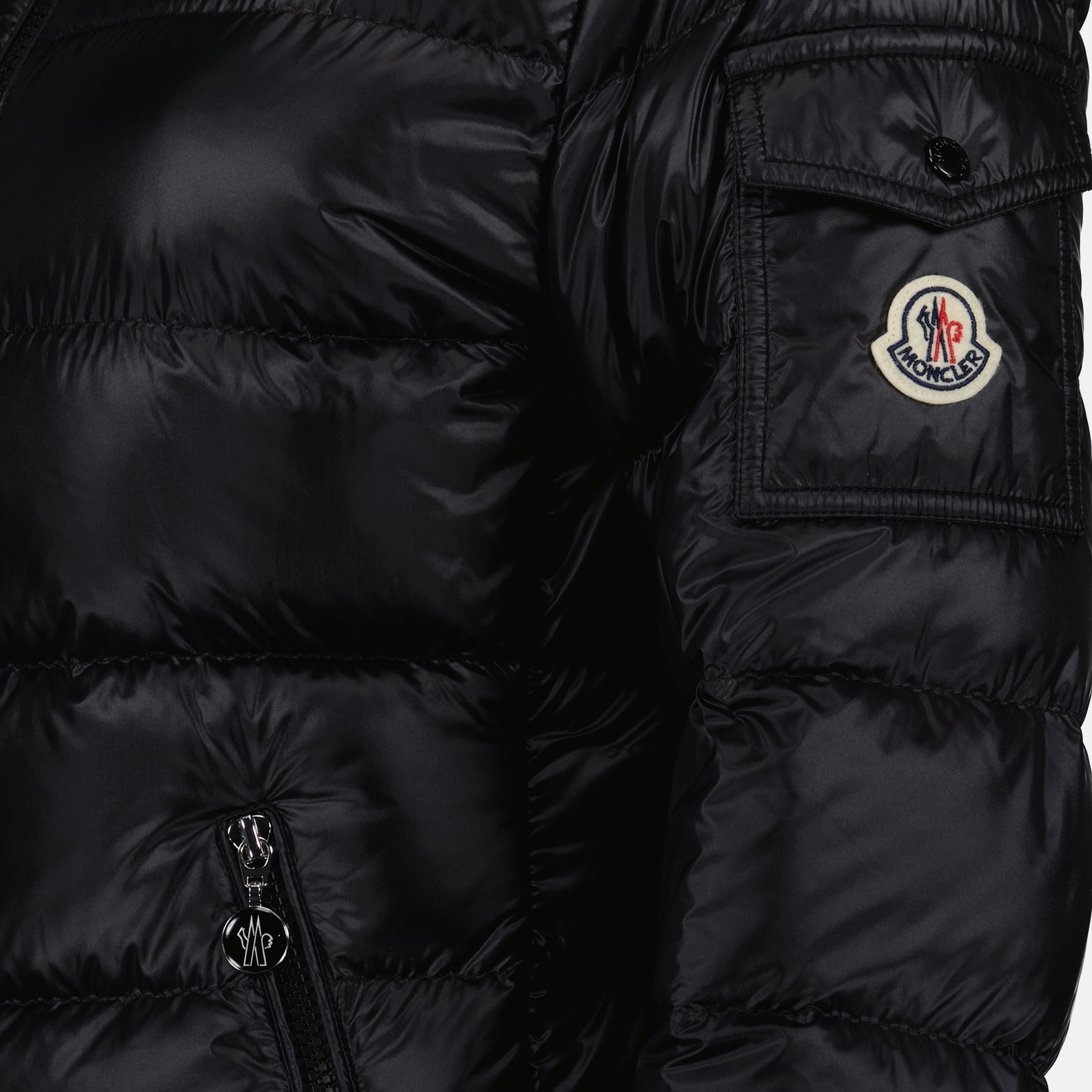 Manteaux Doudoune matelassée Gles Moncler Noir Femme