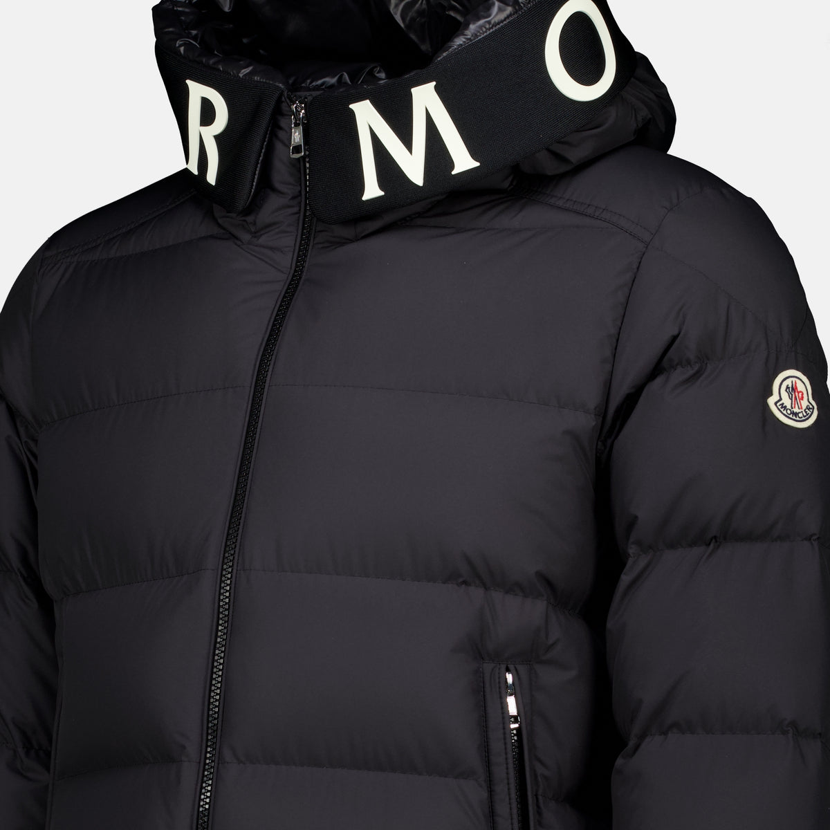 Manteaux オルヴェル ブラック ダウンジャケット Moncler Noir Homme