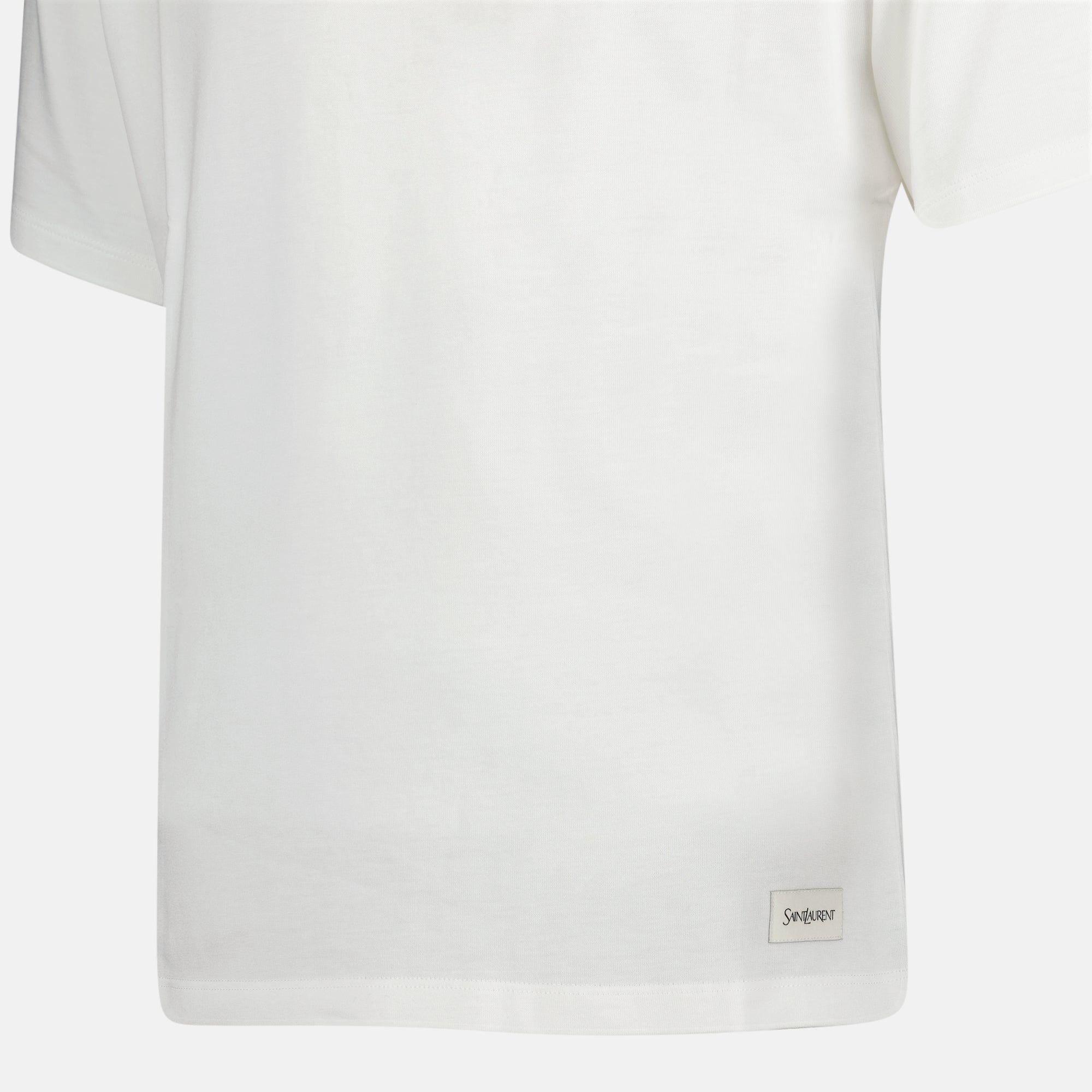 T-Shirts Jersey T-Shirt Saint Laurent Weiß Homme