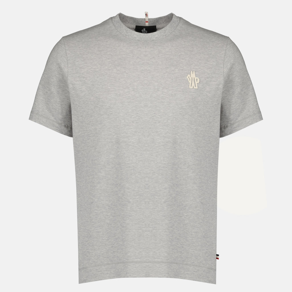 T-shirts Set di tre t-shirt in cotone nero, grigio e bianco Moncler Grenoble Multicolore Homme