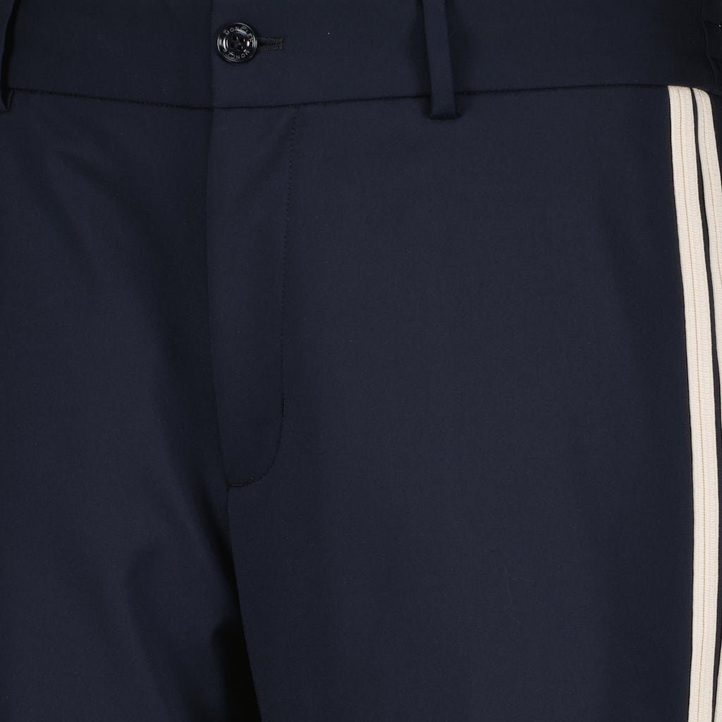 Pantalons Pantalones de Algodón Azul Marino Moncler Bleu foncé Homme