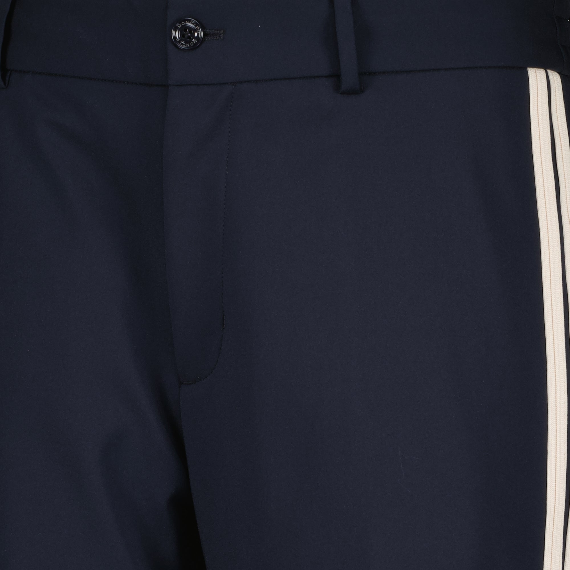 Pantalons Pantalones de Algodón Azul Marino Moncler Bleu foncé Homme