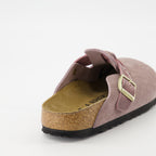 Chaussures ouvertes Mules Boston Braided Birkenstock Violet Femme