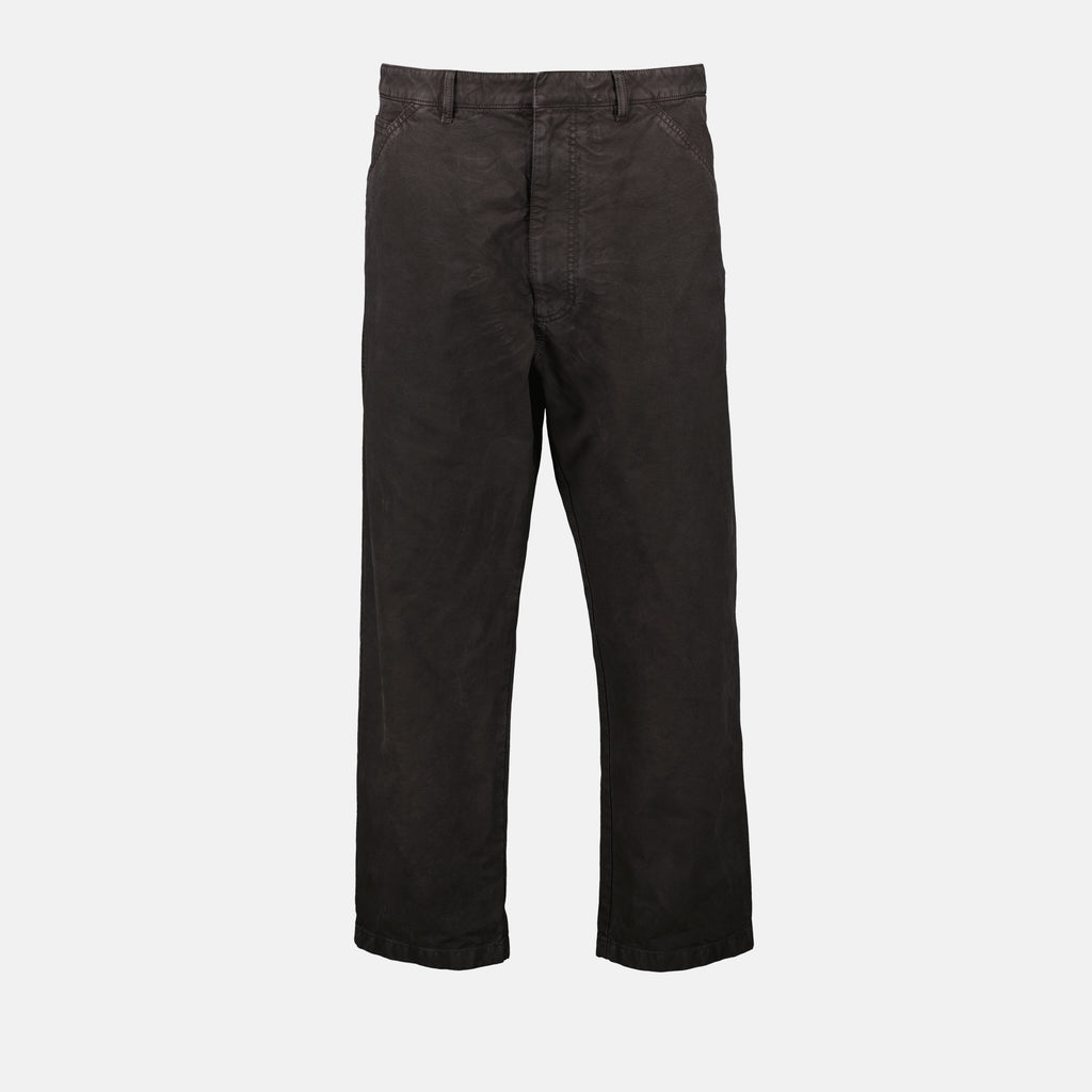 Pantalones Pantalones de Algodón Prada Marrón Homme