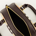Image of the Burberry Women's Highlands Mini Bowling Bag - Autumn-Winter 2025 - Detailed View 3