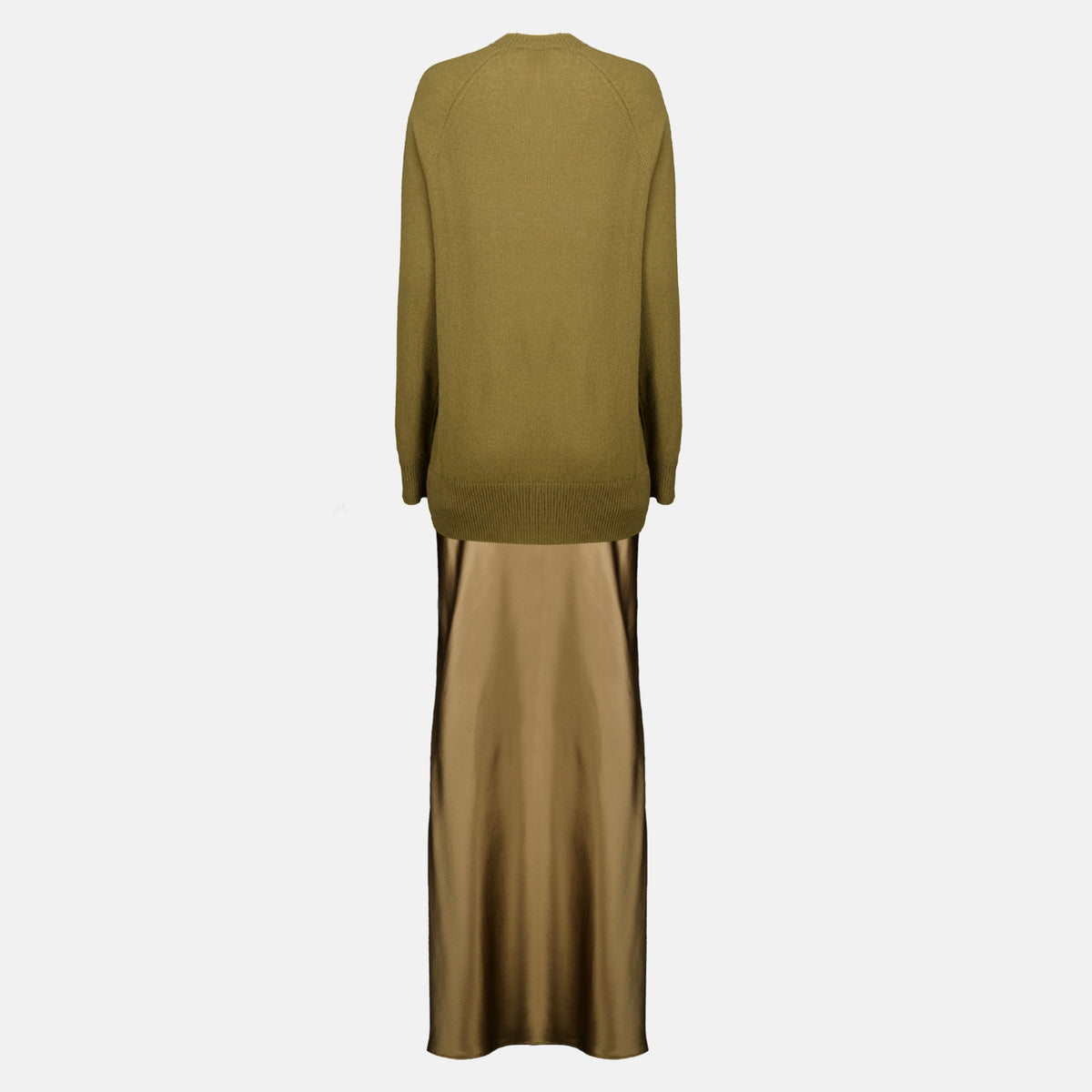 Robes Monument Long Dress Christopher Esber Kaki Femme
