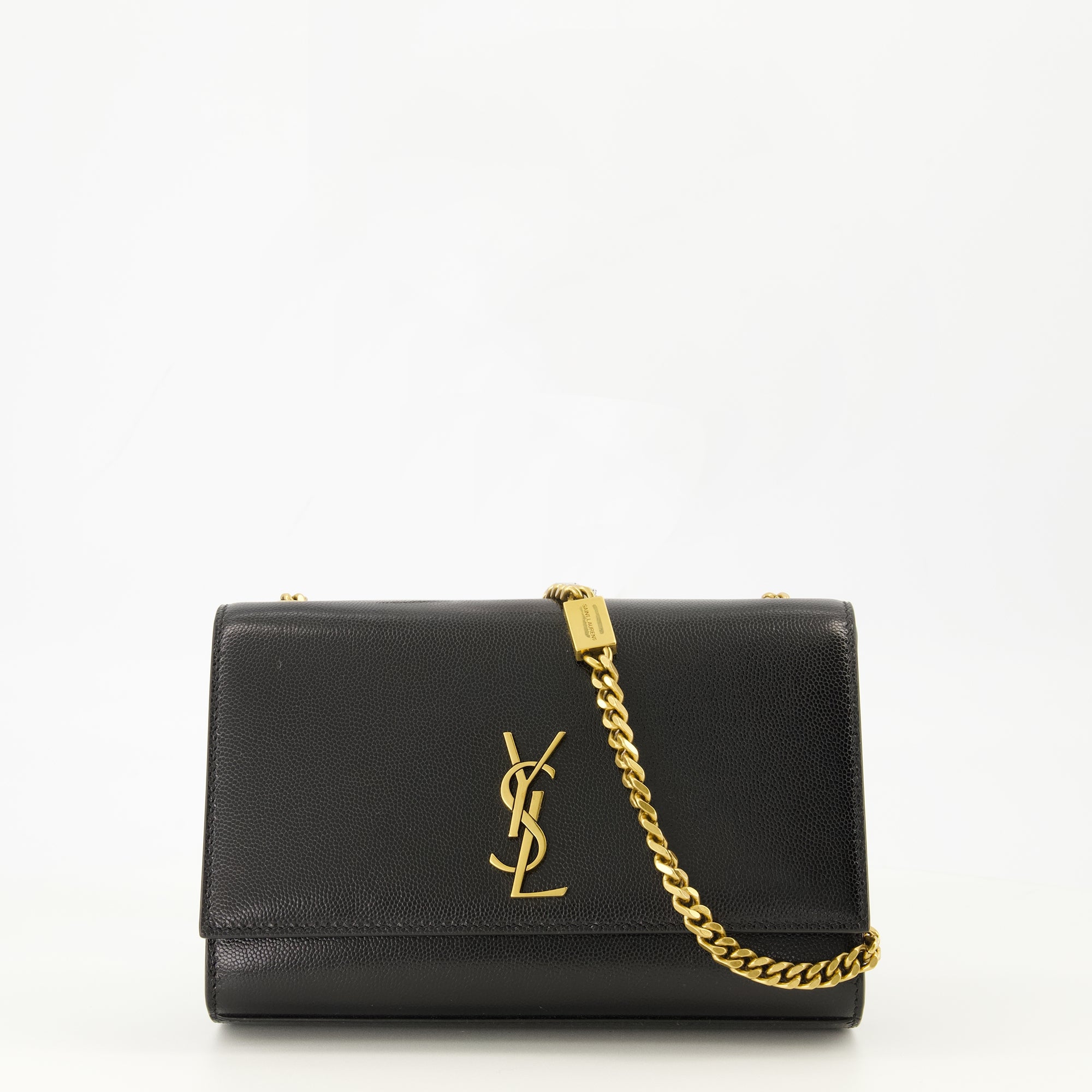 Image de l'article Sac New Kate small noir de la marque Saint Laurent pour Femme - Saison Printemps-Été 2026 - Vue de Face