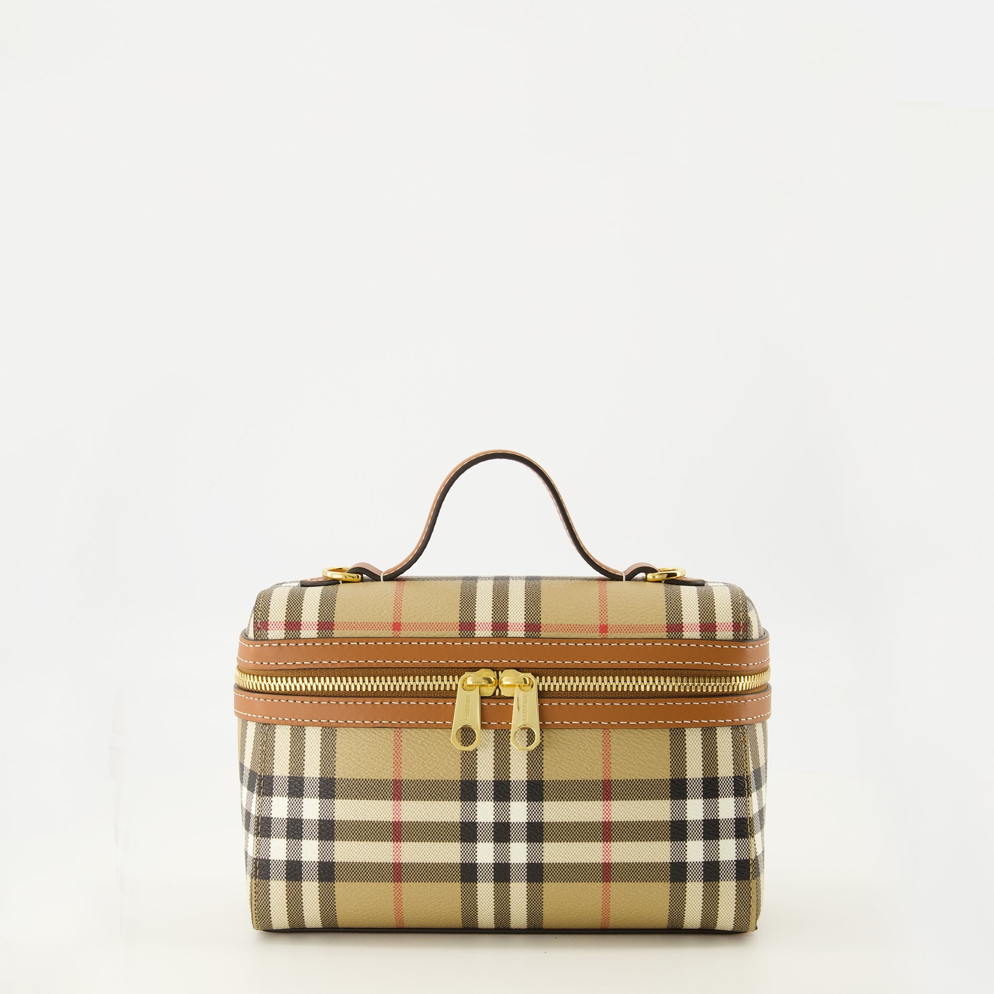 Sacs à main et épaule Sac Vanity Check beige Burberry Beige Femme