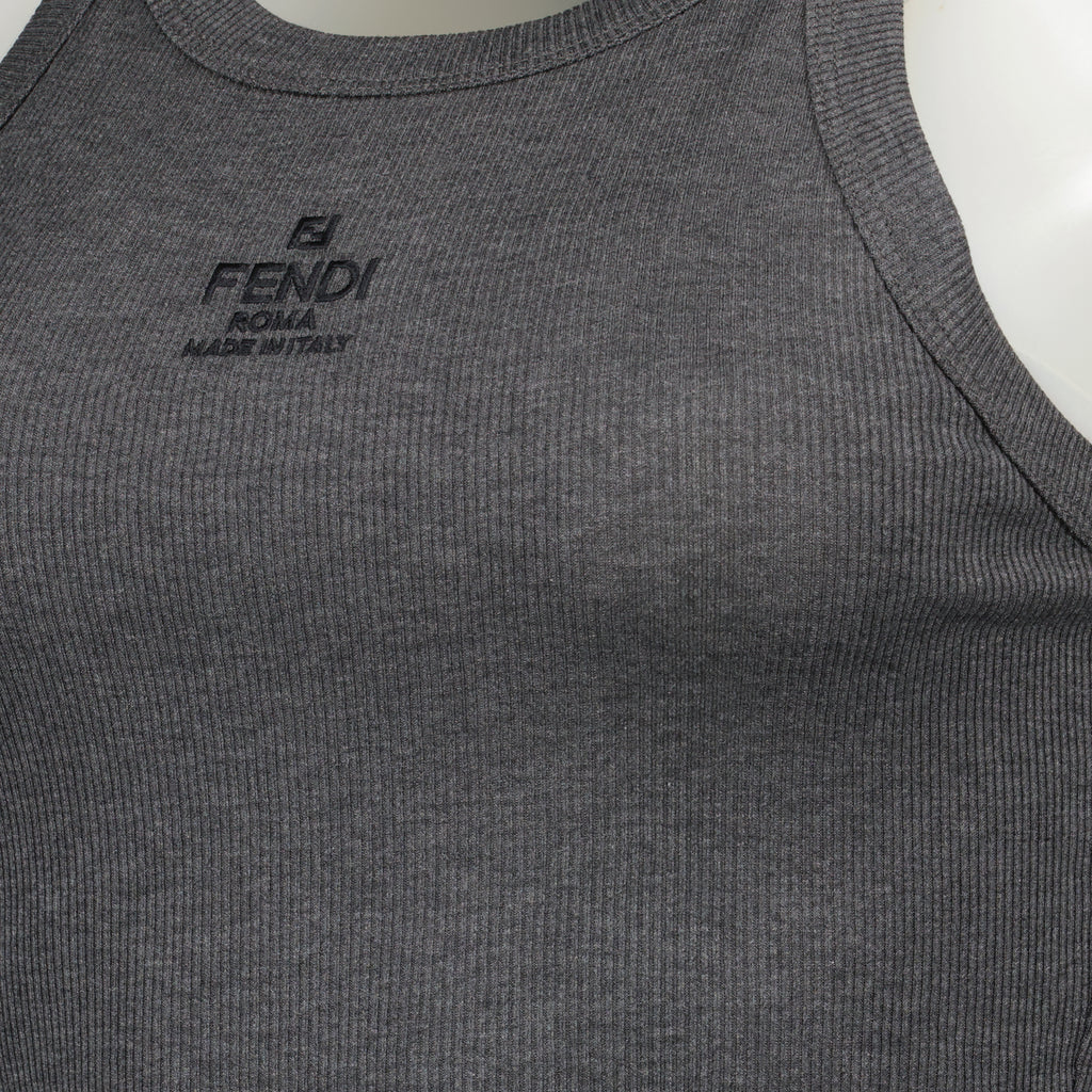 Tops Fendi Roma Tank Top Fendi Gray Femme