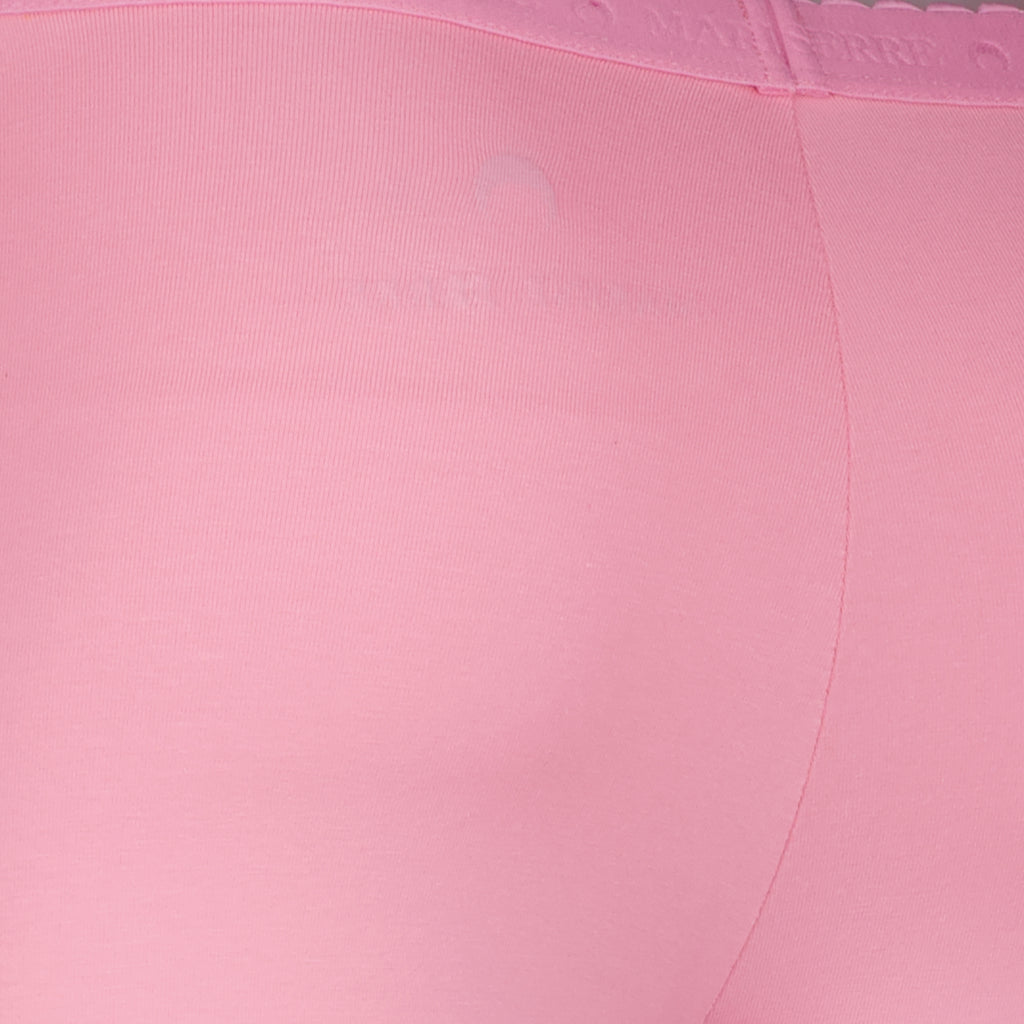 Pantalons Capri avec logo perle rose Marine Serre Rose Femme