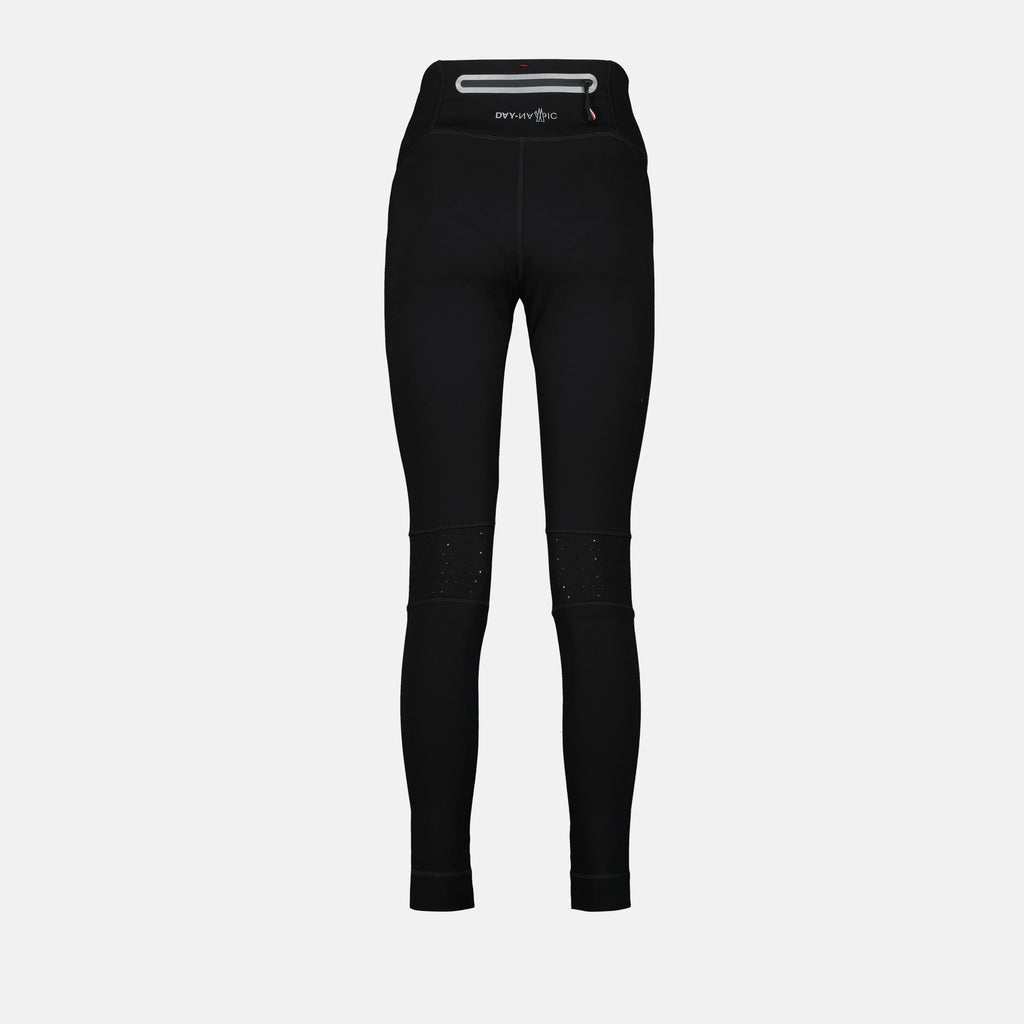 Pantaloni Leggings in Nylon Moncler Grenoble Nero Femme
