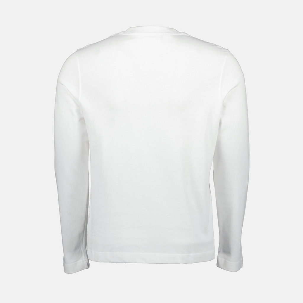 Camisetas T-Shirt de Manga Longa Ami PARIS Branco Unissex