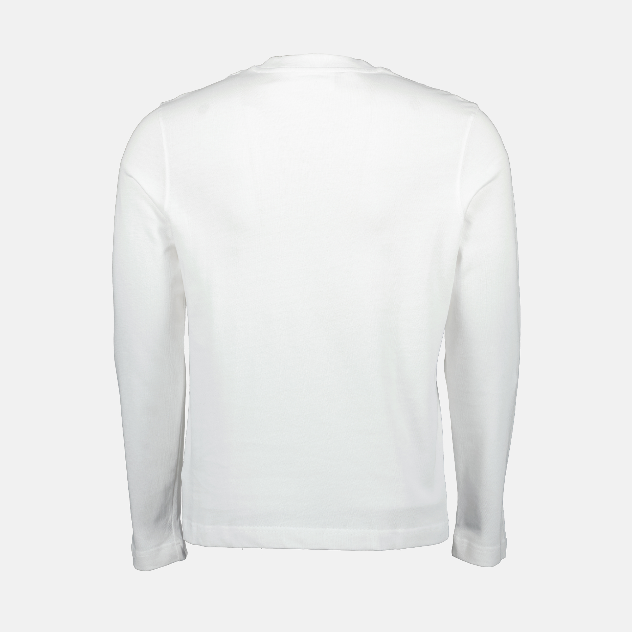 Camisetas T-Shirt de Manga Longa Ami PARIS Branco Unissex