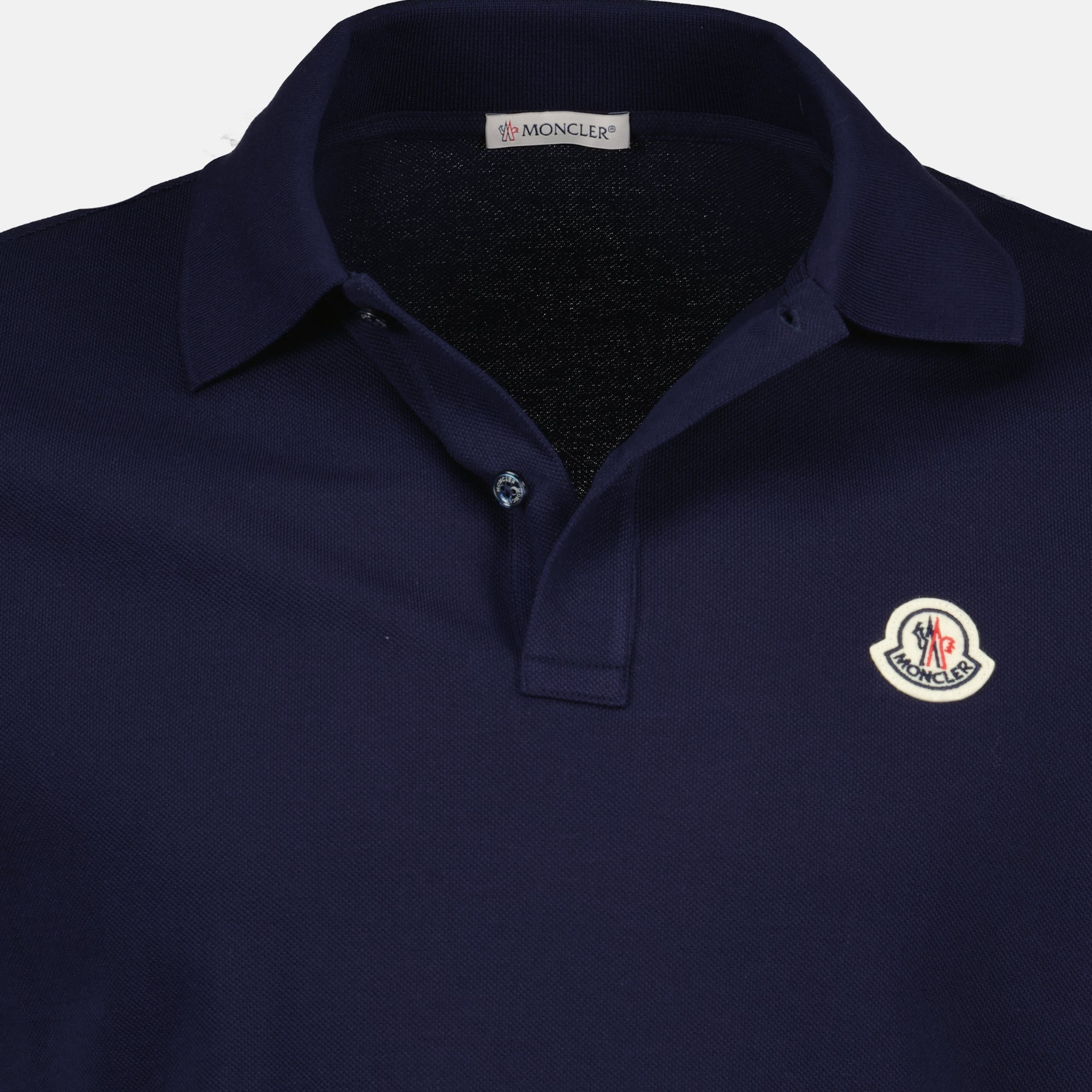 Polo shirts Logo Polo Moncler Dark blue Homme