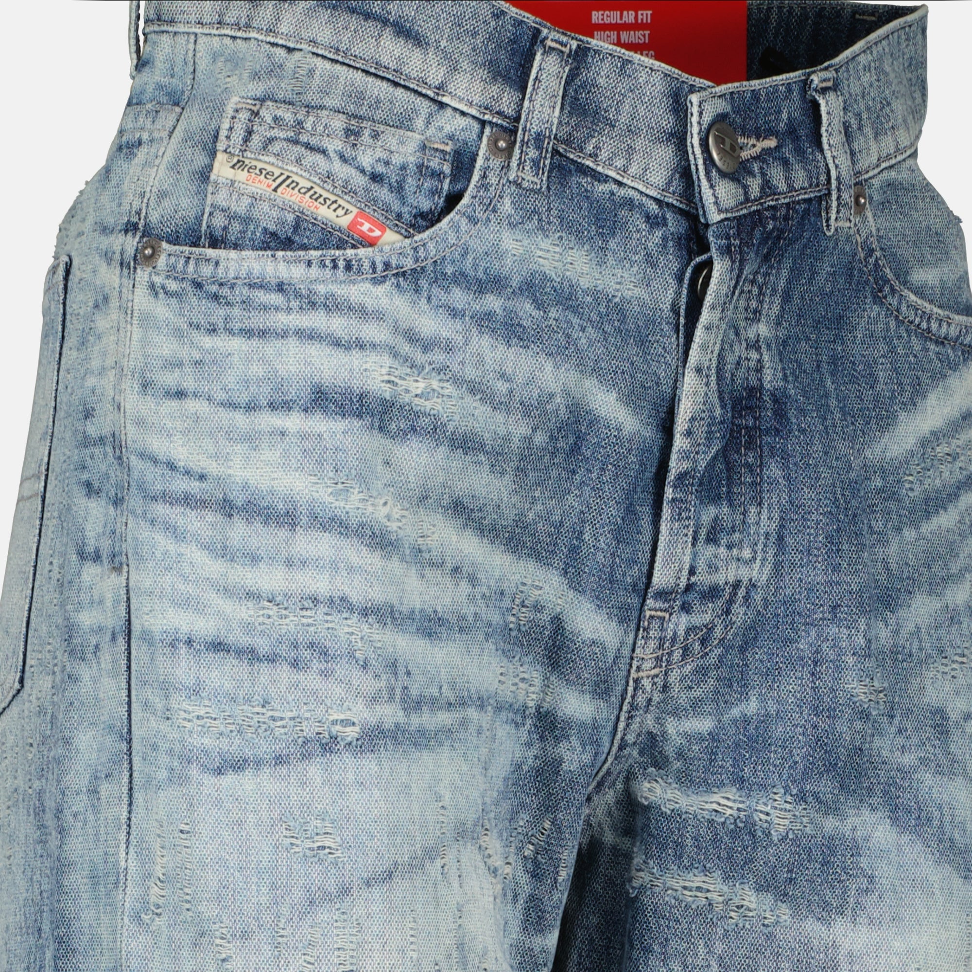 Image de l'article Jean D-Sent-Fsh 1971 bleu de la marque Diesel pour Femme - Saison Automne-Hiver 2025 - Vue détaillée_1