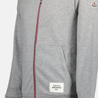 Sweatshirts Sweat à capuche zippé Moncler Gris Homme
