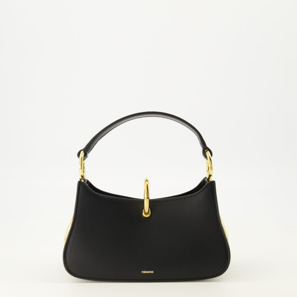 Sacs à main et épaule Mini borsa in pelle nera Rabanne Noir Femme